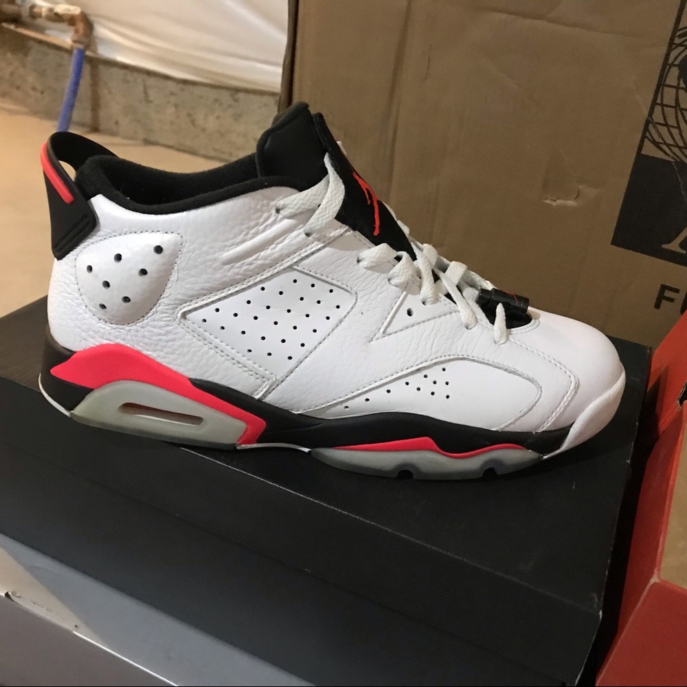 Jordan 6 Retro Low Infrared White